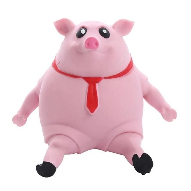 Антистрес іграшка "Еластична свиня" Сквіш 15 см BF