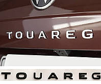 Эмблема VW фольцваген на крышу багажника Touareg III с 2018 315 мм черный глянец матал