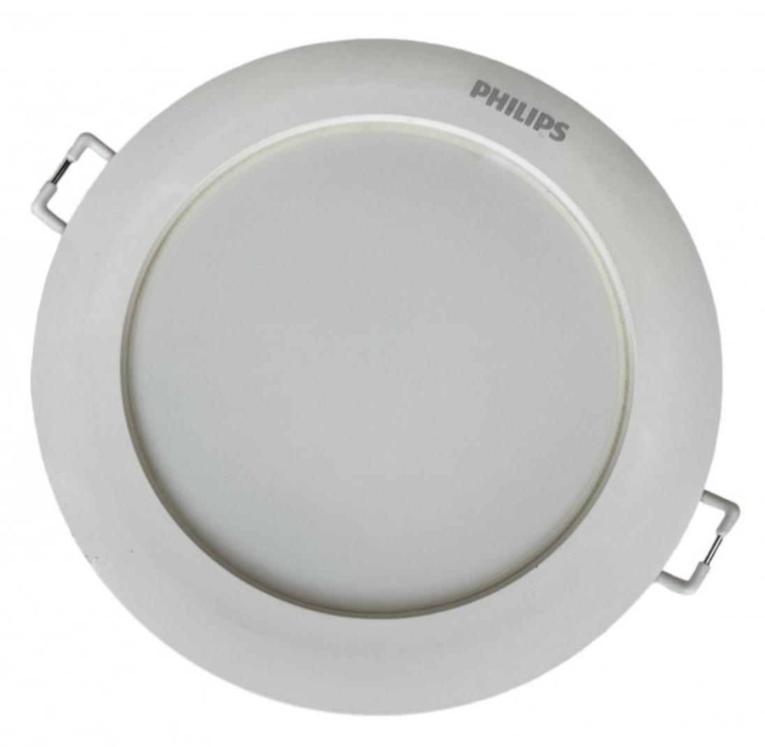 Врізний точковий LED світильник 10.5W круг 4000К нейтральний білий Philips