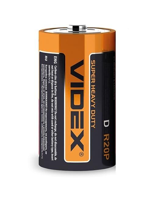 Батарейка сольова Videx R2OP/D (ціна за 1бат.)