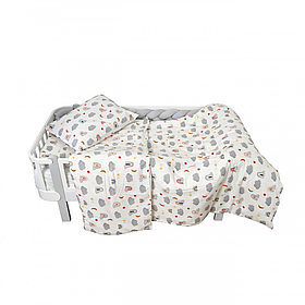 Постільний комплект полуторний Twins Soft фланель, multicolor