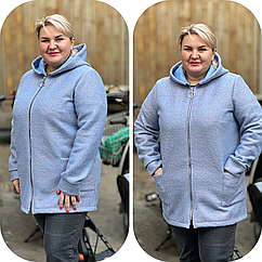 Жіноча куртка штучне хутро (р-ри: 50-52;54-56;58-60) B580-6 вир-во Україна.