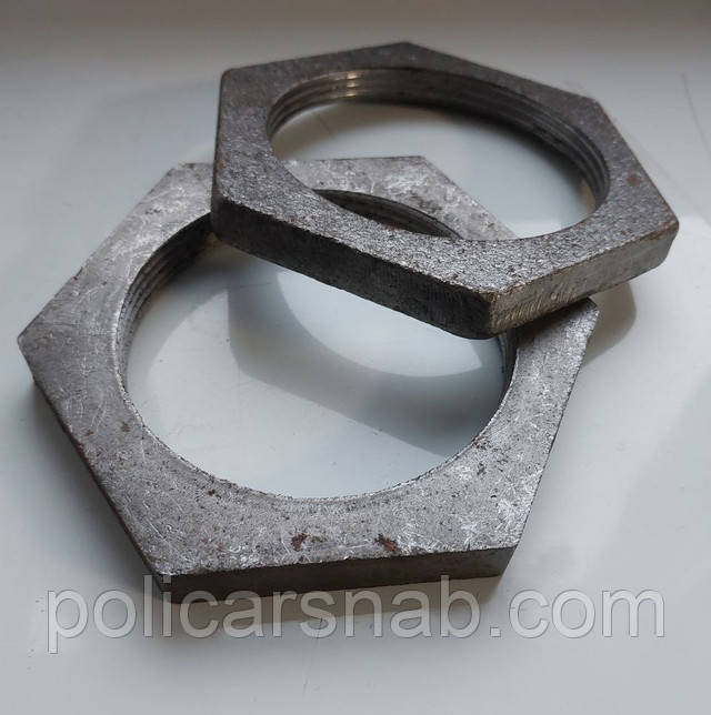 Контргайка (контрящая гайка) стальная резьбовая Ду-65 (2 1/2") ГОСТ ...