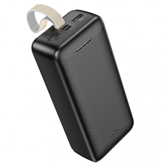 Зовнішній акумулятор Power bank HOCO J111B 30000mAh батарея заряджання Чорний