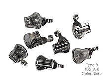 Бігунок для металевої блискавки тракторної тип 5 (гачок під висюльку)