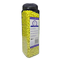 Віск гранули в банці для депіляції Konsung Beauty 500 г жовтий