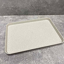 Таця для кави 30*21*2 см Алеана 169098 бежевий флок