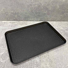 Таця для кави 30*21*2 см Алеана 169098 сірий камінь