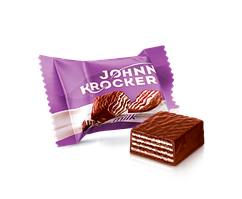 Цукерки вафельні Johnny Krocker milk Roshen 1кг