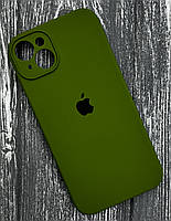 Чехол Silicone Case Full Camera (AA) для Apple iPhone 14 Plus Хаки/Army Green