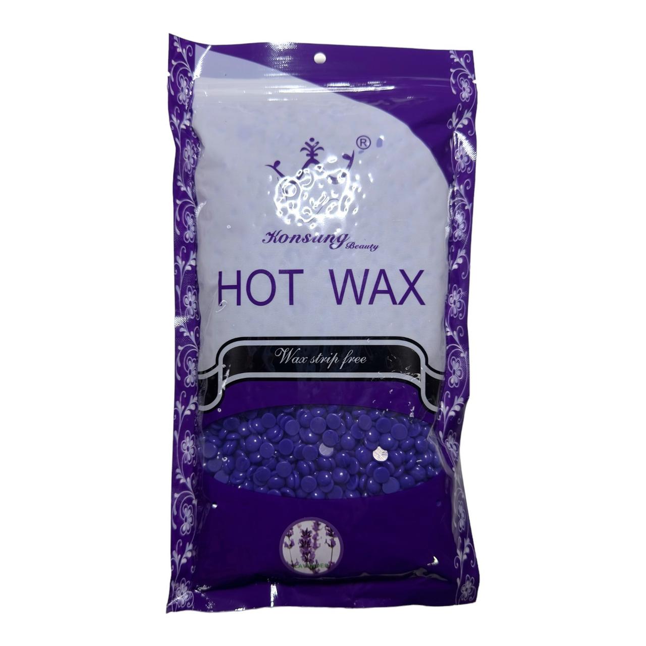 Віск гранули для депіляції Konsung Beauty 500 г лаванда