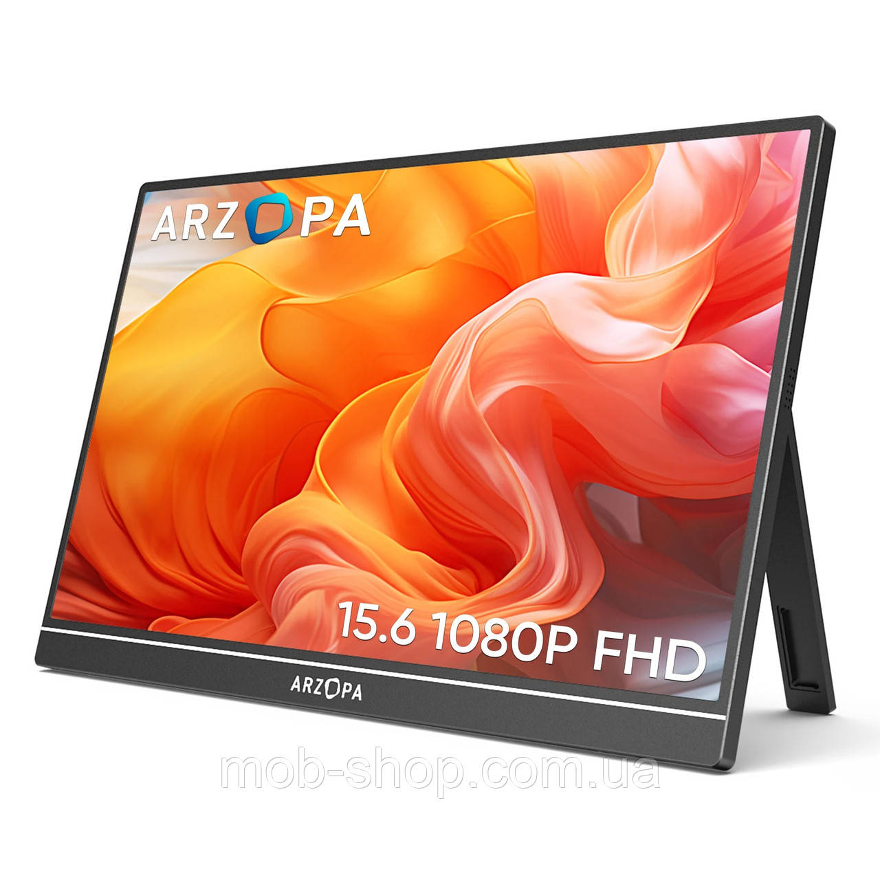 15,6" Портативний монітор Arzopa A1 black IPS 1080P FHD для комп'ютера. Дисплей для різних завдань