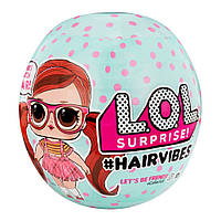 L.O.L. Surprise! Hairvibes Dolls with 15 Surprises & Mix & Match Hairpieces кукла лол хеирвайбс