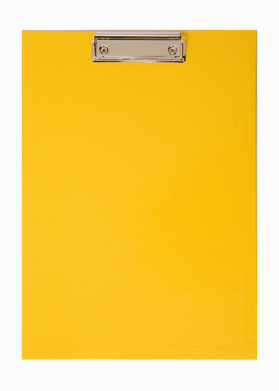 Планшет з притиском CLIPBOARD, А5, PP-покриття, Жовтий