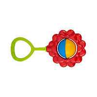 Погремушка детская Цветочек ТехноК 9321TXK для самых маленьких (Красный)