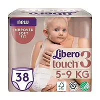 Подгузники-трусики Libero Touch Pants размер 3 (5-9 кг), 38 шт