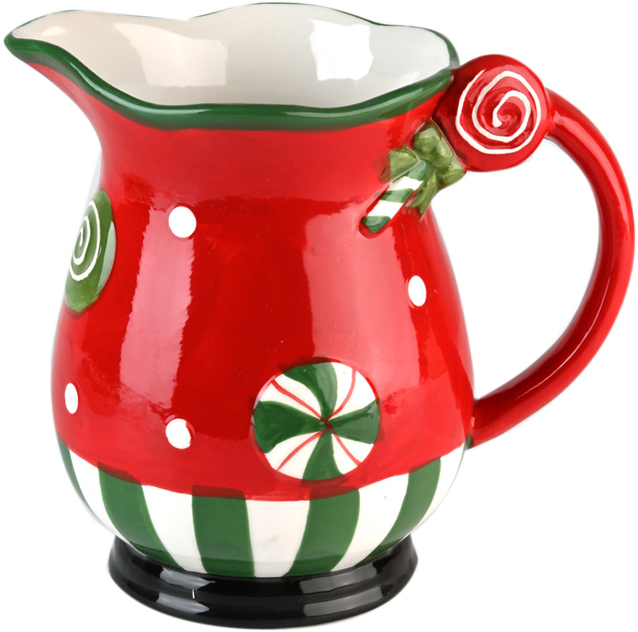 Глечик керамічний МВМ MY HOME "Різдво" Різнобарвний 1.85 л (KP-80 COLOR)