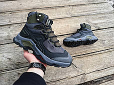 Чоловічі зимові черевики Salomon Quest Element GTX Gore-Tex сірі водонепроникні, фото 3