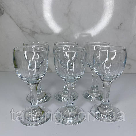 Набір чарок 6 шт 60 мл Pasabahce Bistro 44134 ТЕХ, фото 1