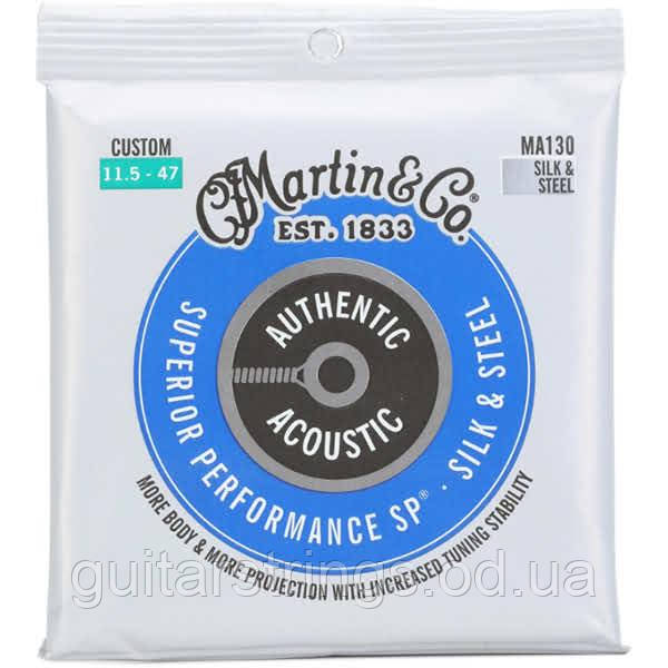 Струны Martin MA130 Silk and Steel Custom 11.5-47