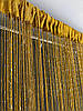 Тюль Нитка з люверсом, висота 3м, колір - горчичний., фото 10