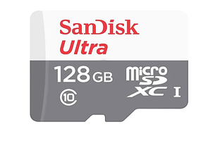 Карта пам'яті SanDisk 128GB microSDXC Ultra 100MB/s C10 UHS-I (SDSQUNR-128G-GN6MN)