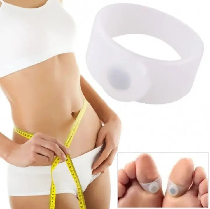 Магнітні Кільця для Схуднення на Пальці Ног, Силіконові Кільця для Схуднення, фото 1