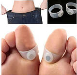 Магнітні Кільця для Схуднення на Пальці Ног, Силіконові Кільця для Схуднення, фото 9