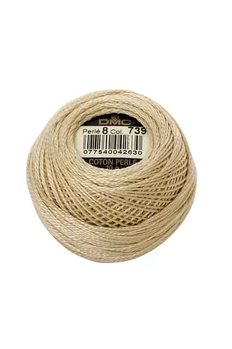 Нитки Перле DMC Pearl Cotton 8 #739
