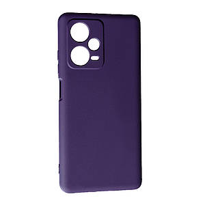 Силікон Case SMTT (AA) для Xiaomi Redmi Note 12 Pro Plus Dark Violet