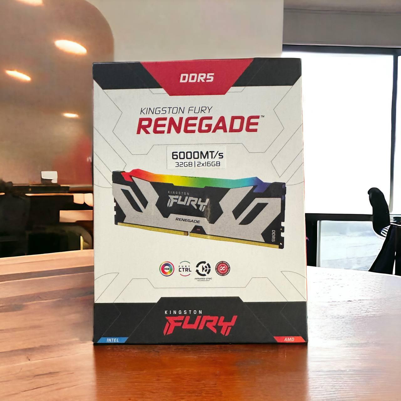 Kingston FURY 32GB (2x16GB) 6400MHz CL32 Renegade RGB (KF564C32RSAK2-32)