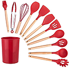 Набір кухонного приладдя kitchenWare 5 предметів red, фото 7