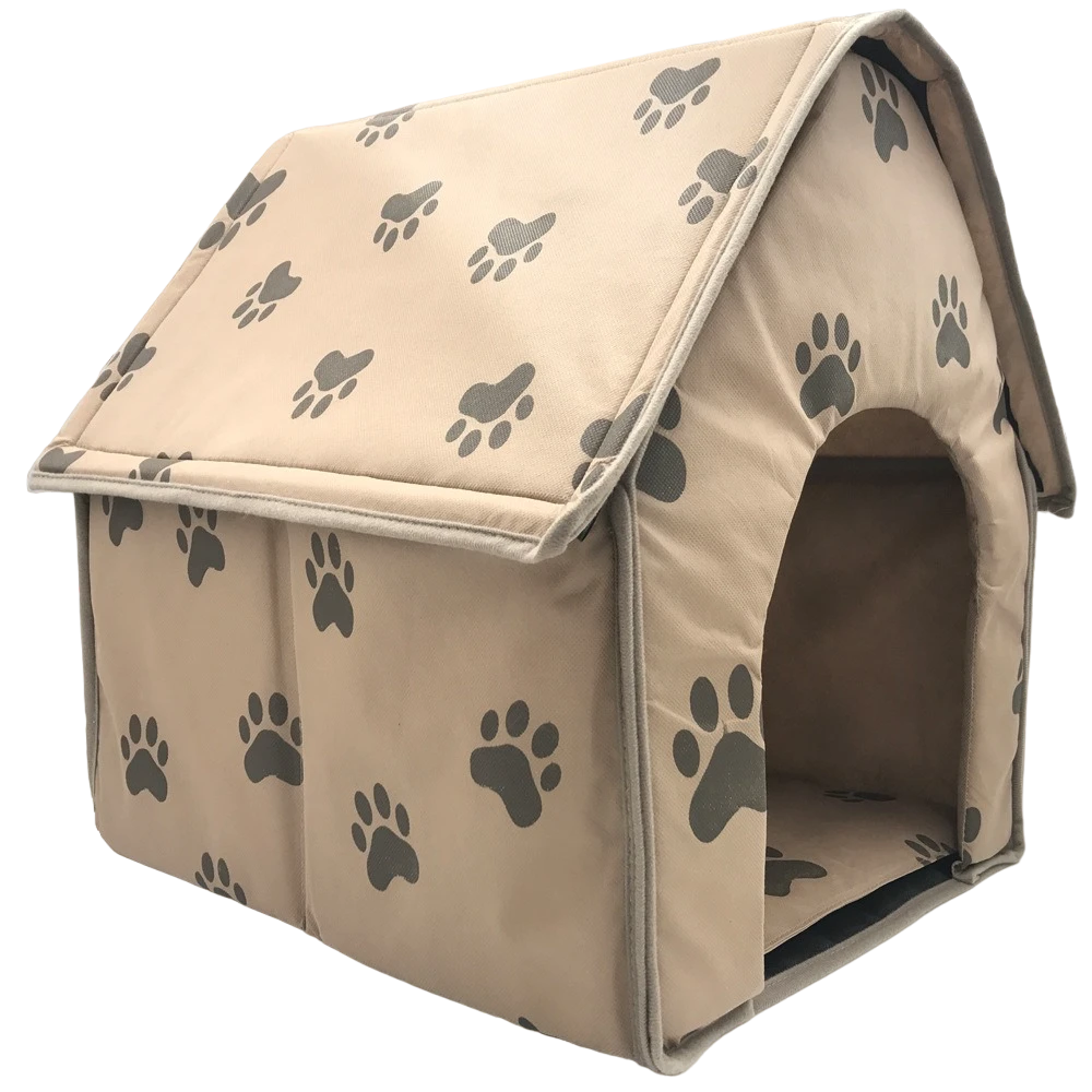 Мягкая будка для собак и котов Kennel Pet Home 44х40х44см раскладной домик для домашних животных PLC - фото 2 - id-p2066219139