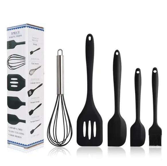Набір кухонного приладдя kitchenWare 5 предметів black