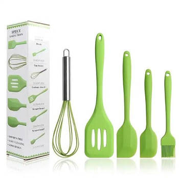 Набір кухонного приладдя kitchenWare 5 предметів green