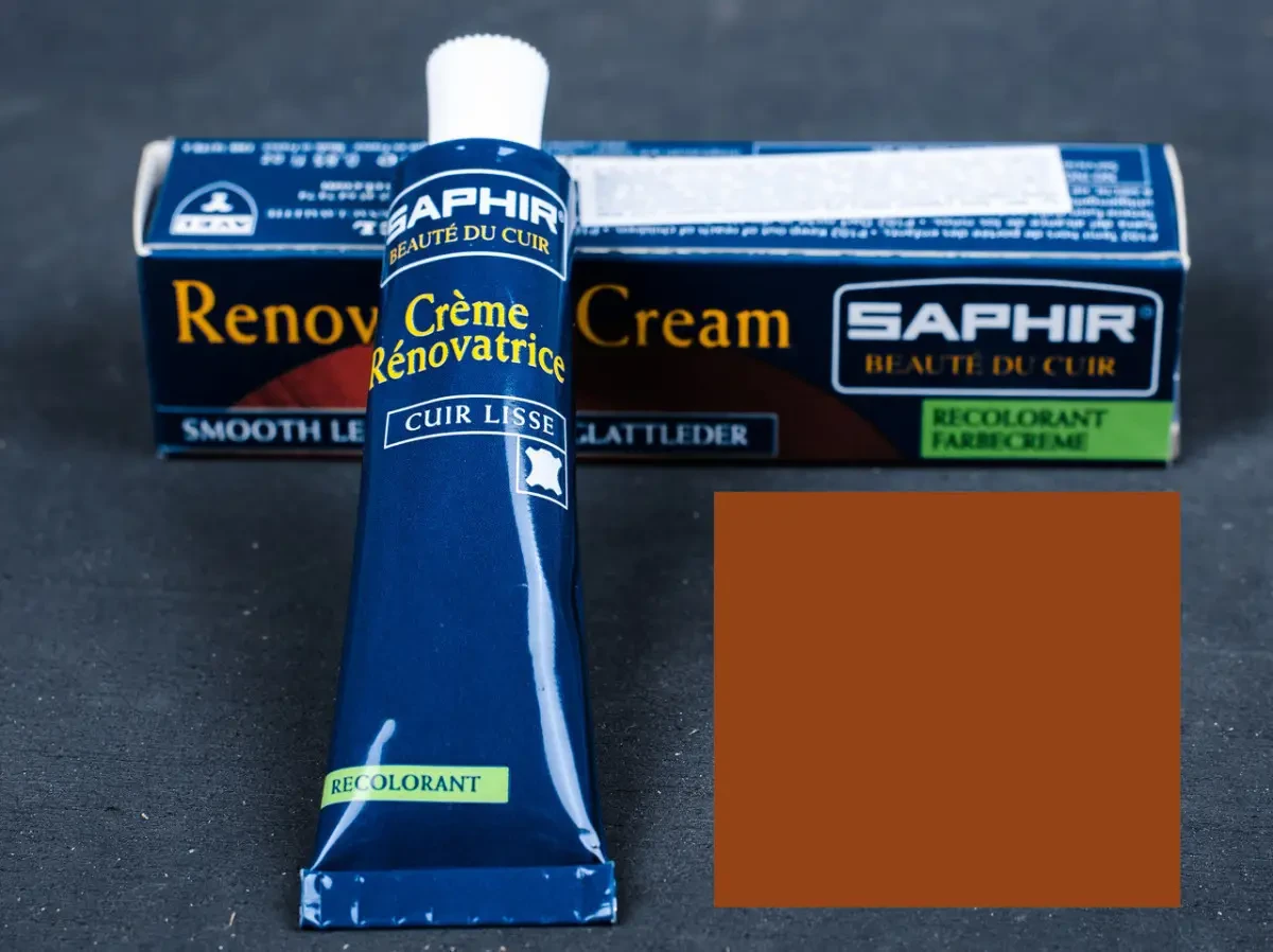Рідка Шкіра Saphir Creme Renovatrice цв. рудий 25 мл (19), фото 1