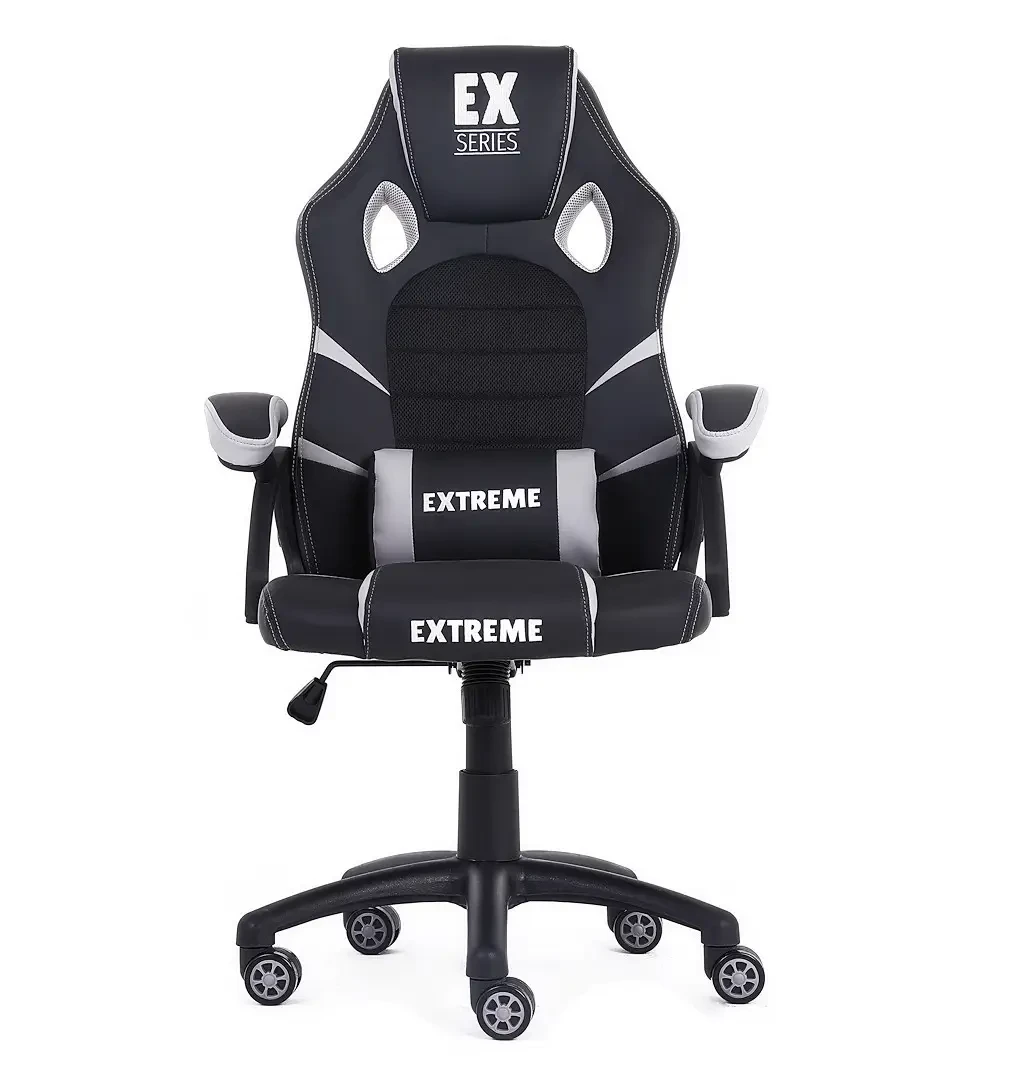 Крісло геймерське Extreme EX Green чорно-сіре ігрове