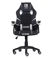 Кресло геймерское Extreme EX Green черно-серое игровое