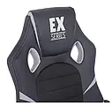 Крісло геймерське Extreme EX Green чорно-сіре ігрове, фото 6