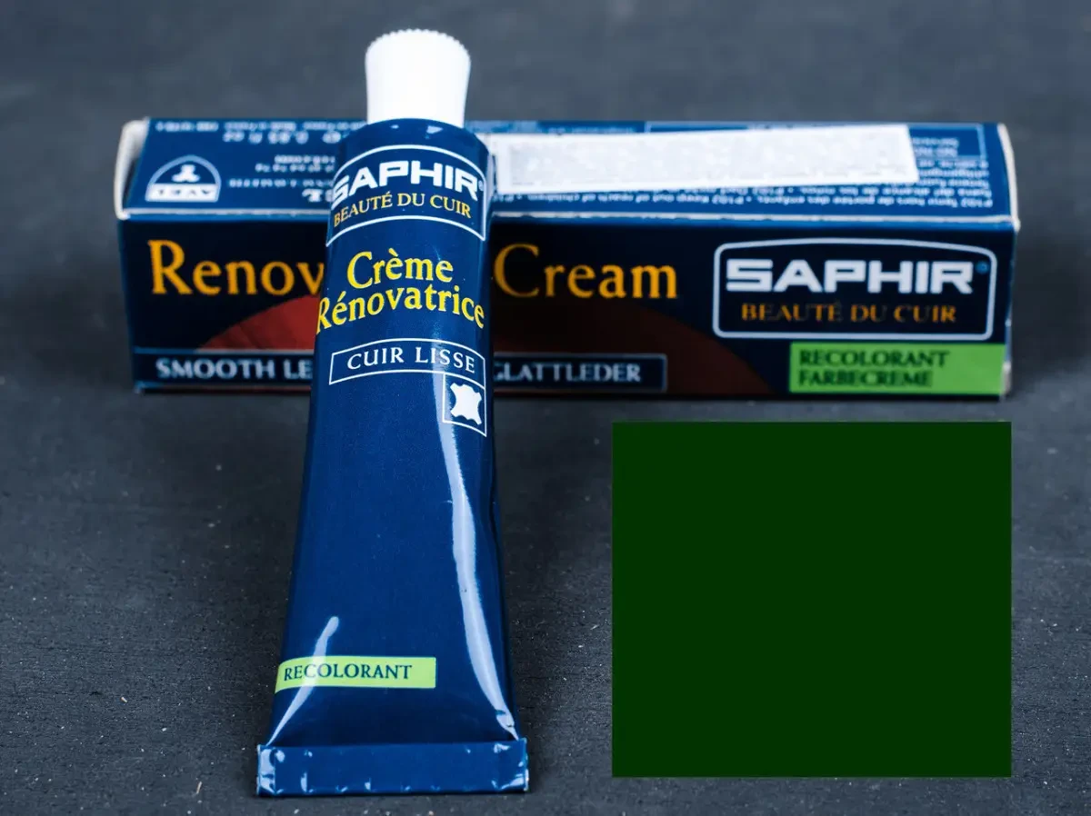 Рідка Шкіра Saphir Creme Renovatrice цв. темно-зелений 25 мл (20), фото 1