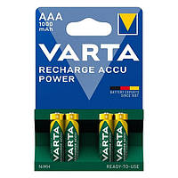 Аккумуляторные батарейки AAA VARTA ACCU AAA 1000mAh BLI 4 шт ТМ