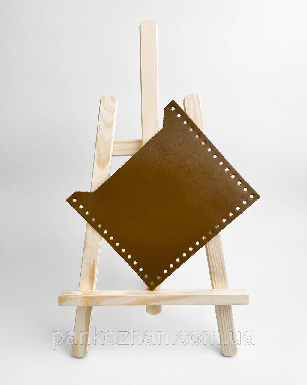 Кишеня з вирізом для сумки, натуральна шкіра, 15х17см, фото 1