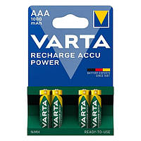 Аккумуляторные батарейки AAA VARTA ACCU AAA 1000mAh BLI 4 шт ТР