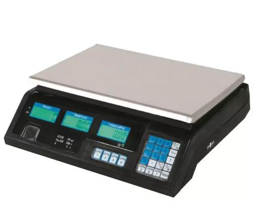 Весы товарные цифровые для магазина со штрих кодом C7D8E Весы электронные торговые 30 кг с принтером этикеток, - фото 6 - id-p2066398961