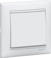 Legrand Valena Вимикач кнопковий білий 774411 білий, фото 1