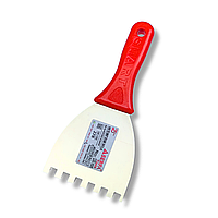 Зубчатий шпатель Seramik Spatula Smart 10 см, зуб 8 мм, нержавіюча сталь (278)