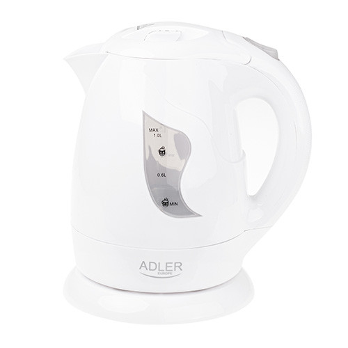 Чайник Adler AD 08 white 1л 850 Вт