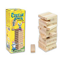 Настольная игра "Cheese Jenga" 30718, 48 брусков, на украинском языке