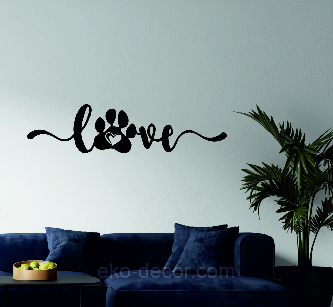 Декоративне настінне 3D Панно «LOVE » Декор на стіну з об'ємом, фото 1