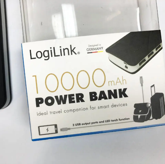 Переносная зарядка Power Bank Logilink PA0145 10 000mAh Повербанк Батарея для смартфона внешний аккумулятор sh - фото 3 - id-p2066399020